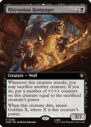 Rhovanion Rampager (Extended Art) (HOB-298) - The Hobbit Foil