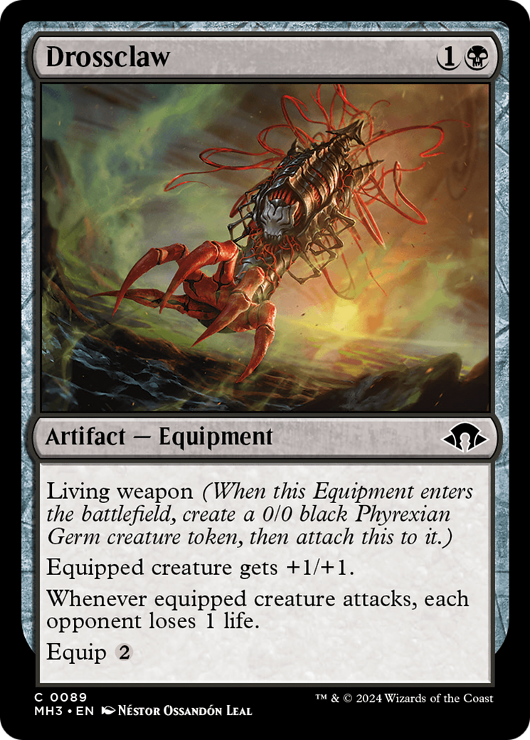 Drossclaw (MH3-089) - Modern Horizons 3 - Premium MTG Single from Wizards of the Coast - Just $0.25! Shop now at Game Crave Tournament Store