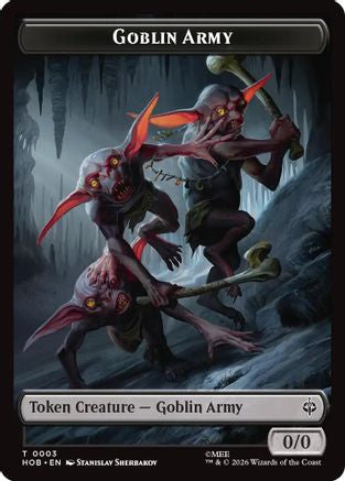 Goblin Army (0003) // Treasure (0012) Double-Sided Token (HOB-3 // 12) - The Hobbit Foil
