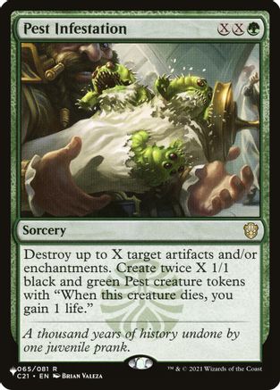 Pest Infestation (LIST-065) - The List Reprints