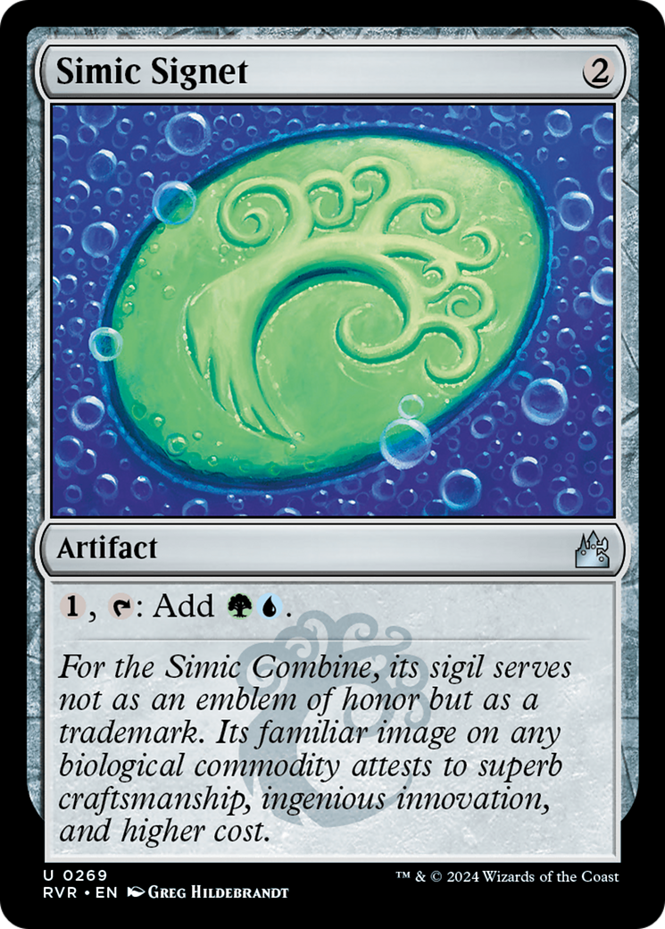 Simic Signet (RVR-269) - Ravnica Remastered - Premium MTG Single from Wizards of the Coast - Just $0.30! Shop now at Game Crave Tournament Store