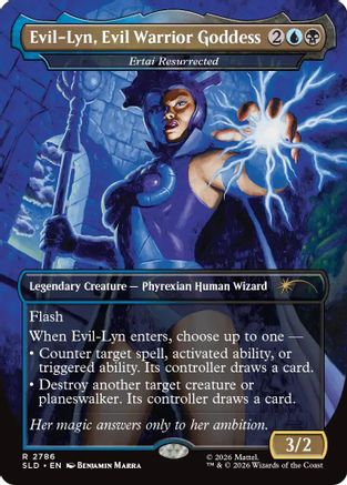 Evil-Lyn, Evil Warrior Goddess - Ertai Resurrected (SLD-2786) - Secret Lair Drop Series