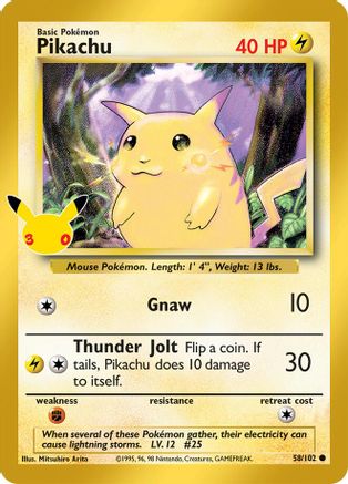 Pikachu 58 - ME 30th Celebration Classic Collection Holofoil