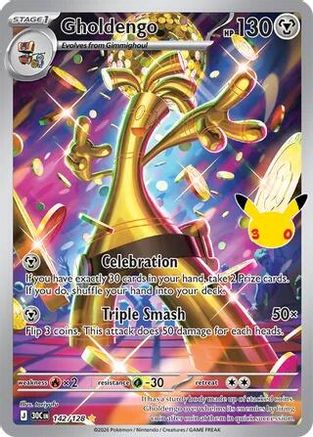 Gholdengo - 142/128 142 - ME 30th Celebration Holofoil