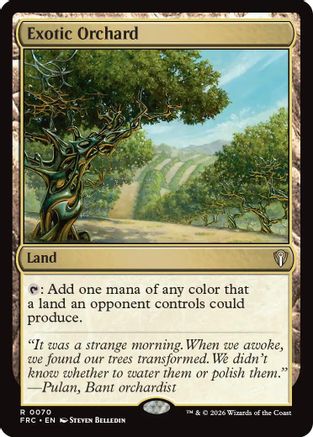 Exotic Orchard (FRC-070) - Commander: Reality Fracture