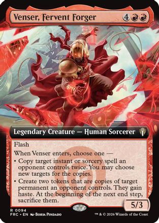 Venser, Fervent Forger (Extended Art) (FRC-094) - Commander: Reality Fracture