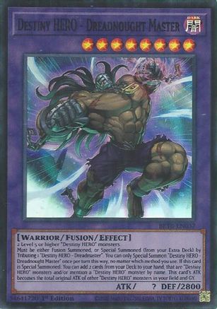 Destiny HERO - Dreadnought Master (BETB-EN037) - Beyond the Brave 1st Edition