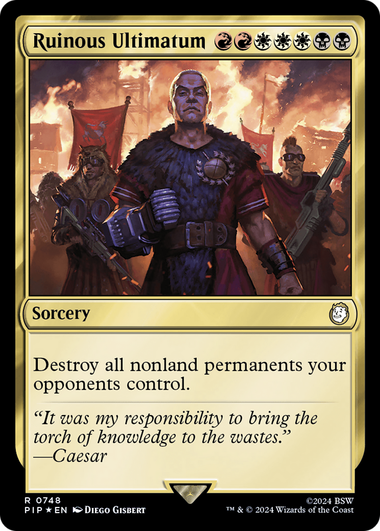 Ruinous Ultimatum (PIP-748) - Fallout - Premium MTG Single from Wizards of the Coast - Just $4.54! Shop now at Game Crave Tournament Store