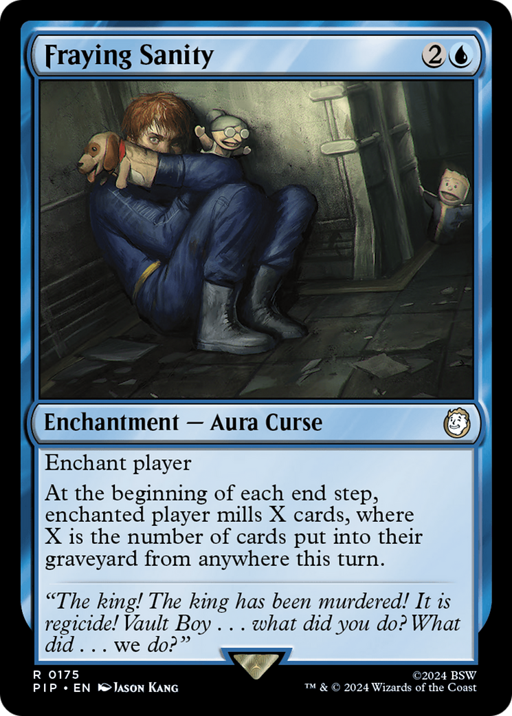 Fraying Sanity (PIP-175) - Fallout - Premium MTG Single from Wizards of the Coast - Just $0.25! Shop now at Game Crave Tournament Store