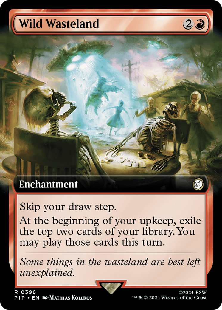 Wild Wasteland (PIP-396) - Fallout: (Extended Art) Foil - Premium MTG Single from Wizards of the Coast - Just $1.46! Shop now at Game Crave Tournament Store