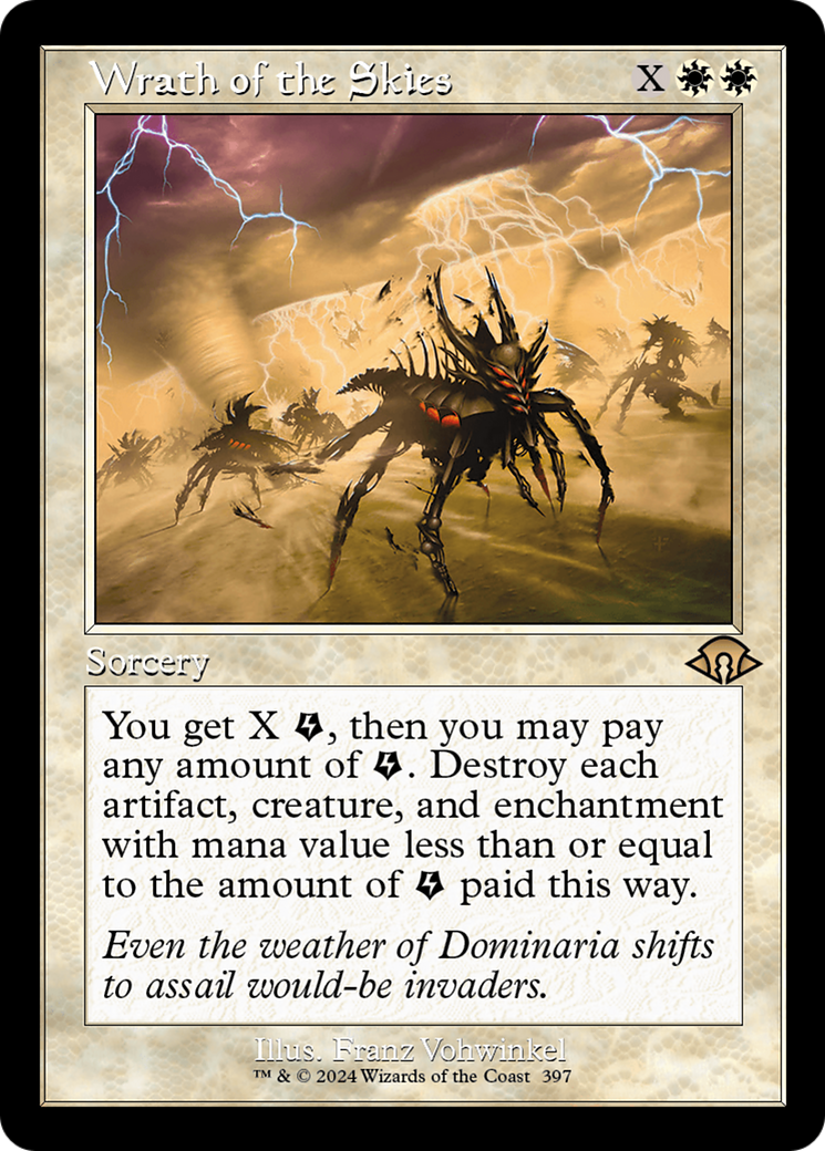 Wrath of the Skies (MH3-397) - Modern Horizons 3 - Premium MTG Single from Wizards of the Coast - Just $3.15! Shop now at Game Crave Tournament Store