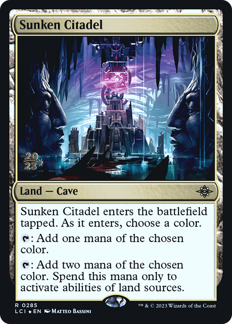 Sunken Citadel (PLCI-285S) - The Lost Caverns of Ixalan Promos Foil - Premium MTG Single from Wizards of the Coast - Just $2.02! Shop now at Game Crave Tournament Store
