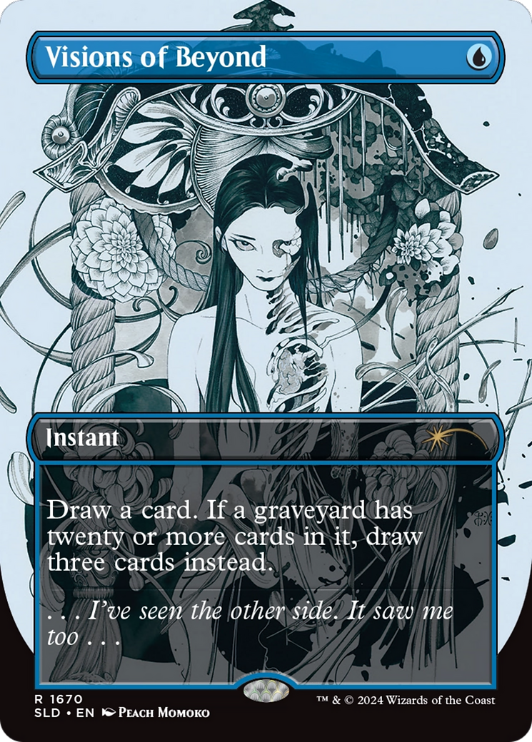 Visions of Beyond (SLD-1670) - Secret Lair Drop (Borderless) - Premium MTG Single from Wizards of the Coast - Just $12.62! Shop now at Game Crave Tournament Store