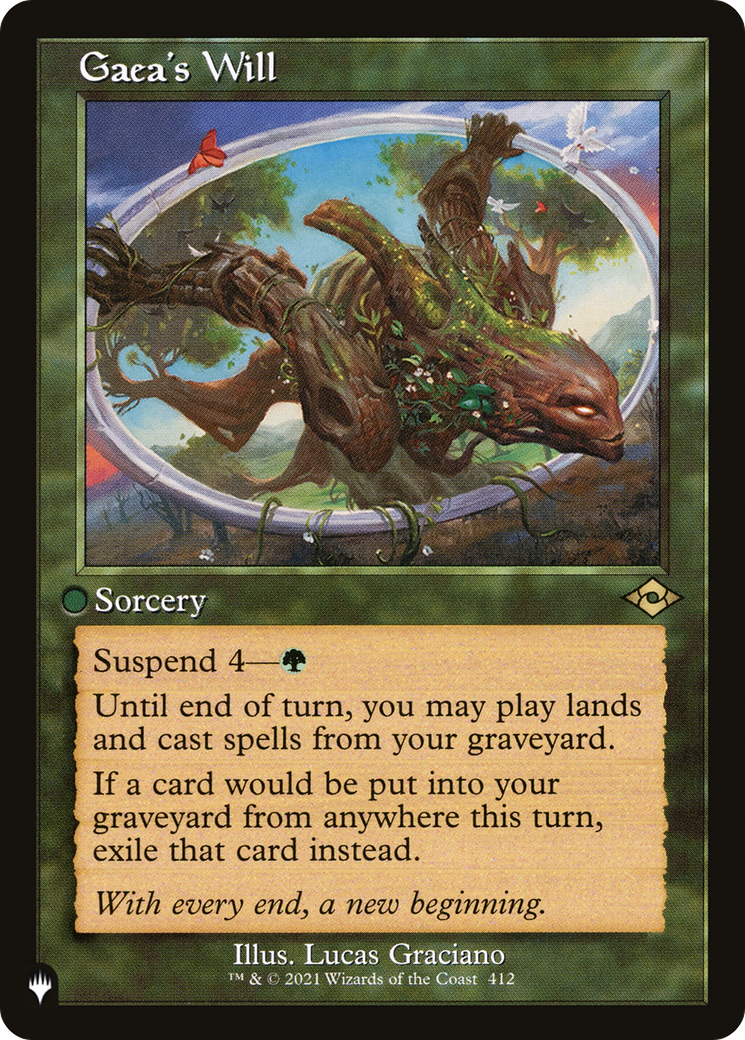 Gaea's Will (PLIST-549) - The List
