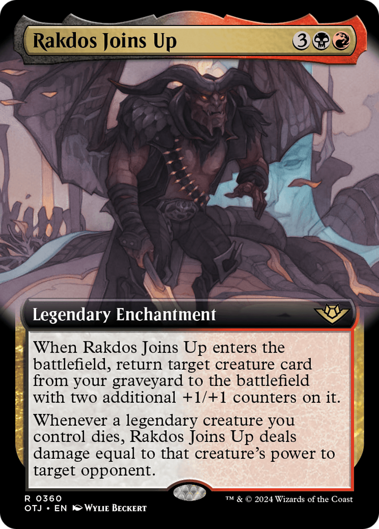 Rakdos Joins Up (OTJ-360) - Outlaws of Thunder Junction: (Extended Art) - Premium MTG Single from Wizards of the Coast - Just $1.63! Shop now at Game Crave Tournament Store