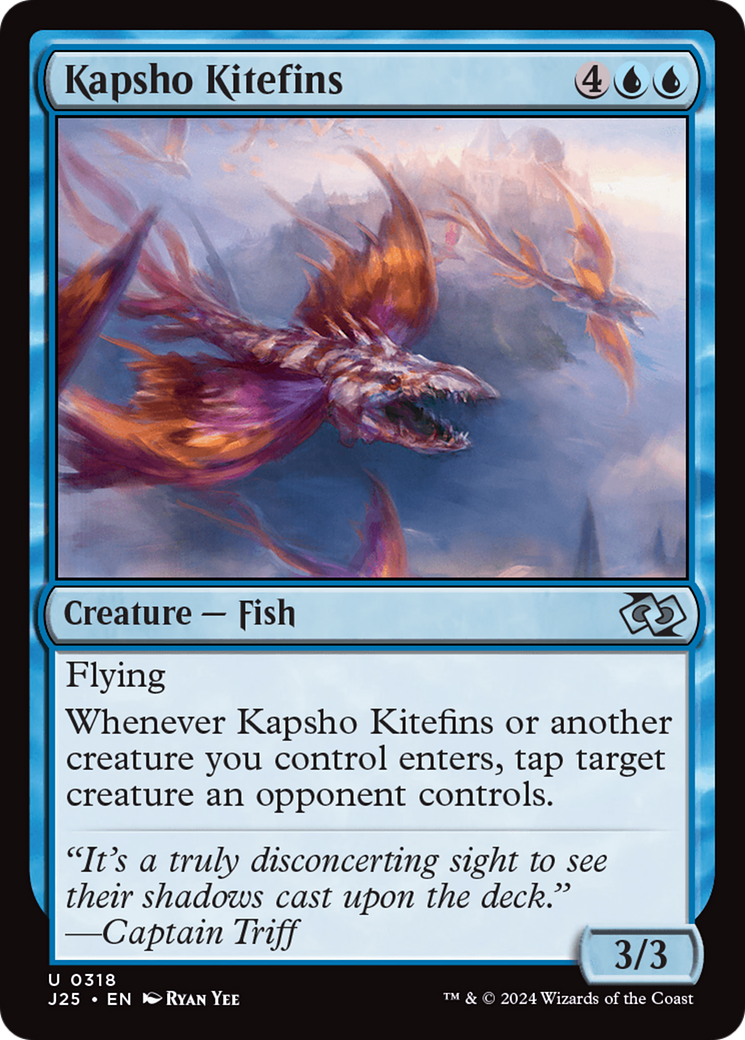 Kapsho Kitefins (J25-318) - Foundations Jumpstart - Premium MTG Single from Wizards of the Coast - Just $0.25! Shop now at Game Crave Tournament Store