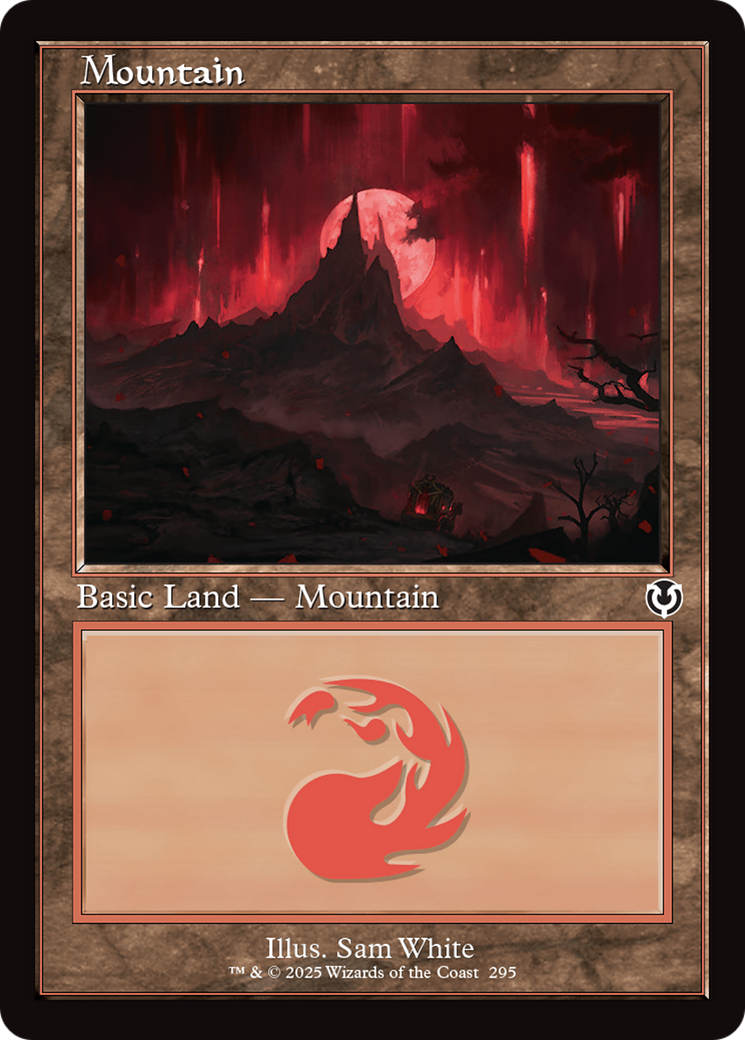Mountain (295) (Retro Frame) (-295) - Innistrad Remastered Foil - Premium MTG Single from Wizards of the Coast - Just $0.64! Shop now at Game Crave Tournament Store