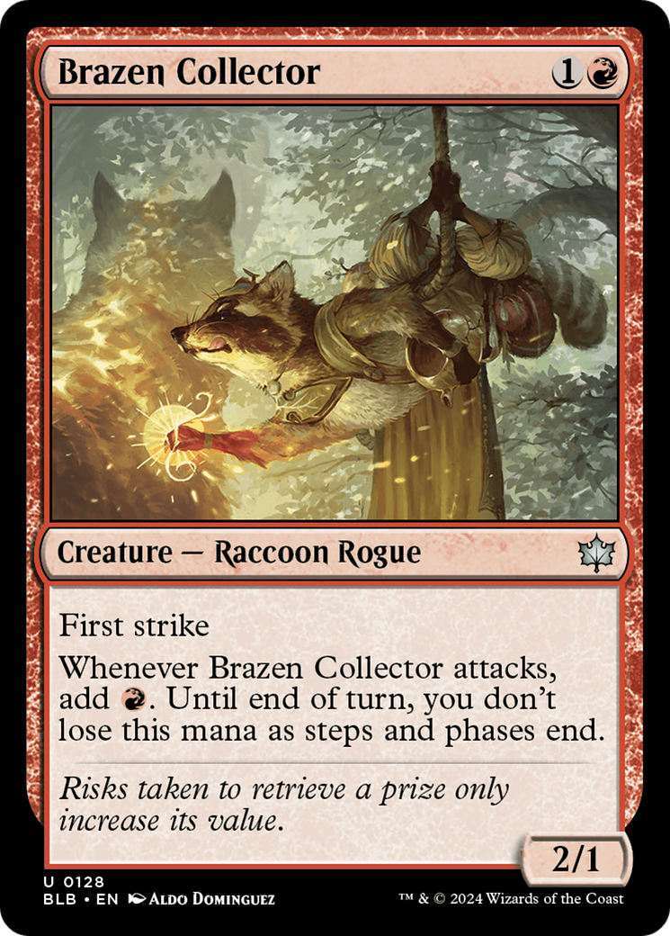 Brazen Collector (BLB-128) - Bloomburrow Foil - Premium MTG Single from Wizards of the Coast - Just $0.25! Shop now at Game Crave Tournament Store