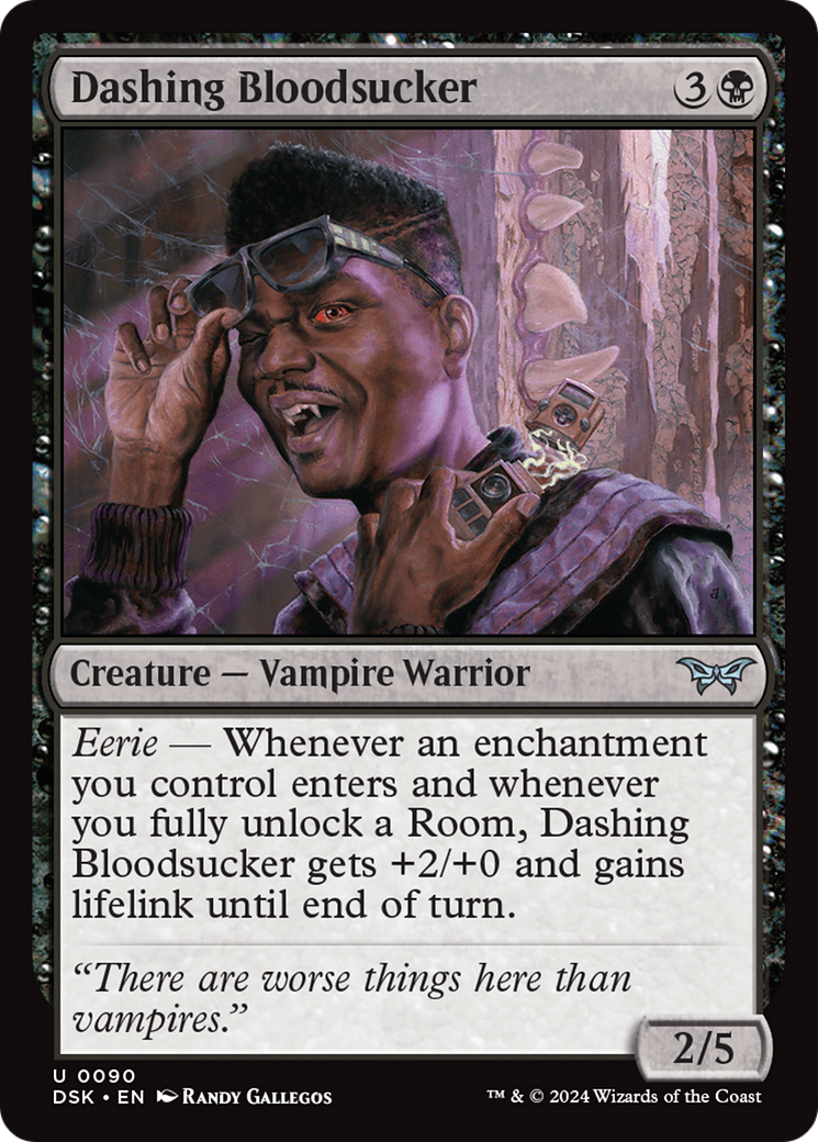 Dashing Bloodsucker (DSK-090) - Duskmourn: House of Horror - Premium MTG Single from Wizards of the Coast - Just $0.25! Shop now at Game Crave Tournament Store