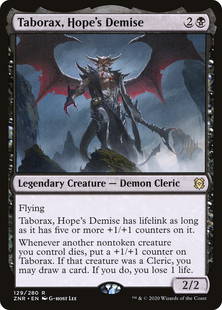 Taborax, Hope's Demise (PZNR-129P) - Zendikar Rising Promos Foil