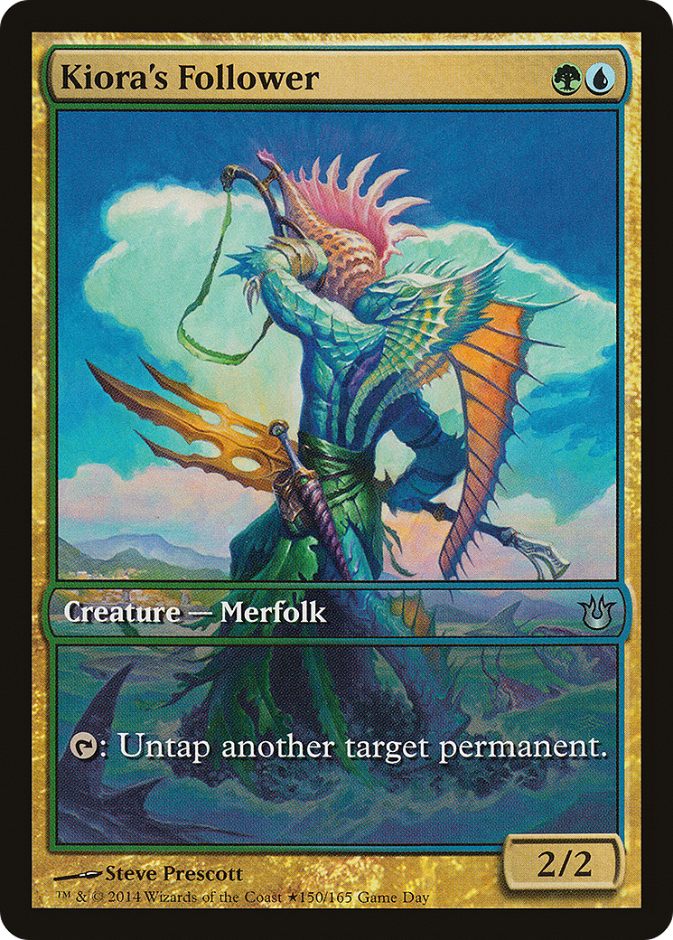 Kiora's Follower (PBNG-150) - Born of the Gods Promos