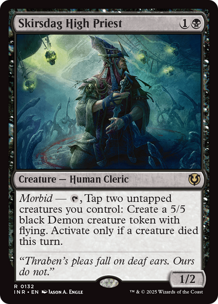 Skirsdag High Priest (-132) - Innistrad Remastered - Premium MTG Single from Wizards of the Coast - Just $0.25! Shop now at Game Crave Tournament Store