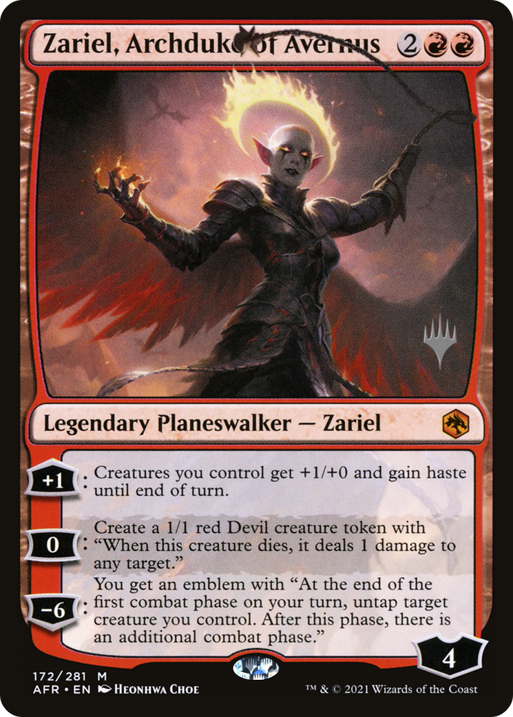 Zariel, Archduke of Avernus (PAFR-172P) - Adventures in the Forgotten Realms Promos