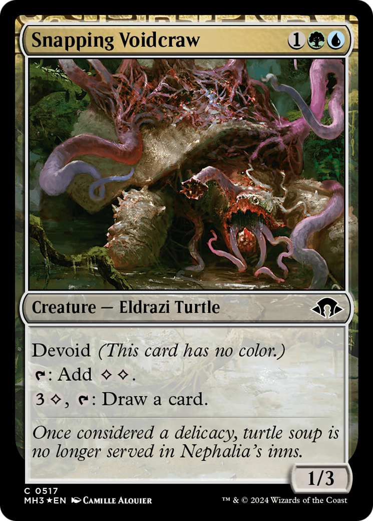 Snapping Voidcraw (MH3-517) - Modern Horizons 3 Foil - Premium MTG Single from Wizards of the Coast - Just $0.87! Shop now at Game Crave Tournament Store