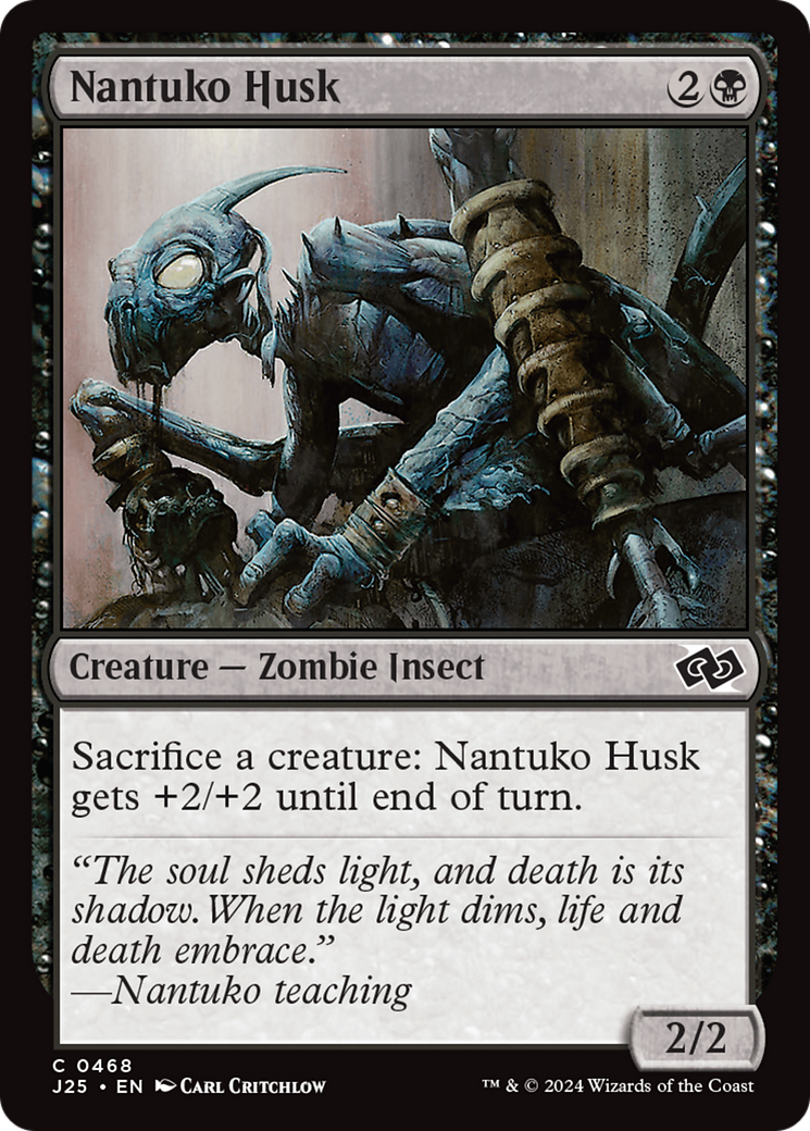 Nantuko Husk (J25-468) - Foundations Jumpstart - Premium MTG Single from Wizards of the Coast - Just $0.25! Shop now at Game Crave Tournament Store