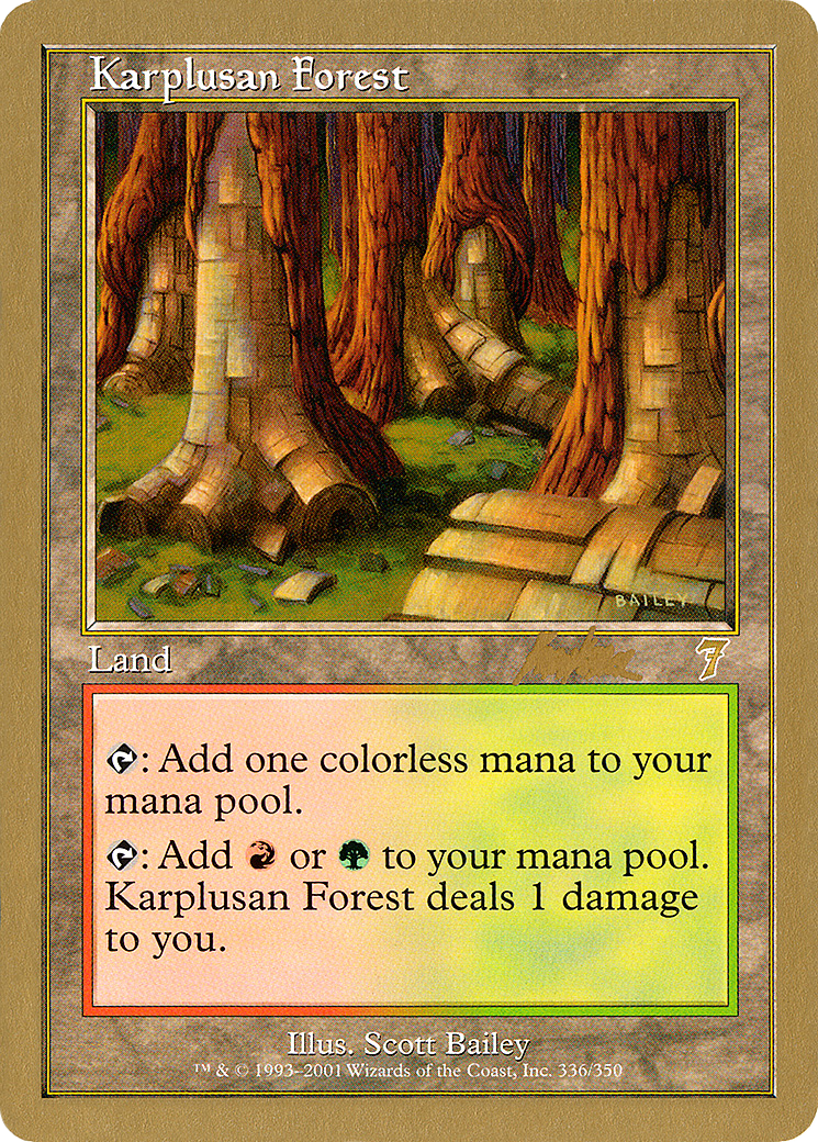 Karplusan Forest (WC02-BK336) - World Championship Decks 2002