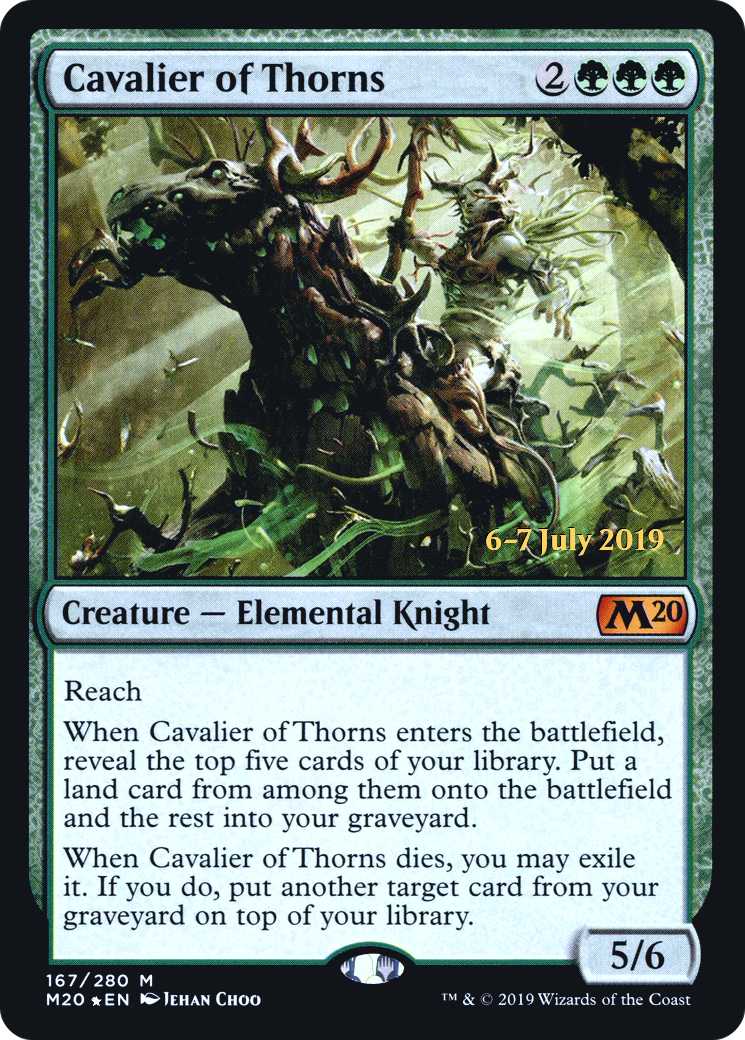 Cavalier of Thorns (PM20-167S) - Core Set 2020 Promos Foil