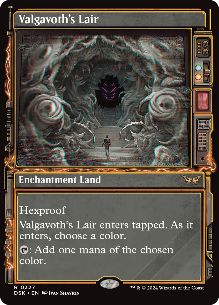 Valgavoth's Lair (DSK-327) - Duskmourn: House of Horror: (Showcase) - Premium MTG Single from Wizards of the Coast - Just $0.74! Shop now at Game Crave Tournament Store