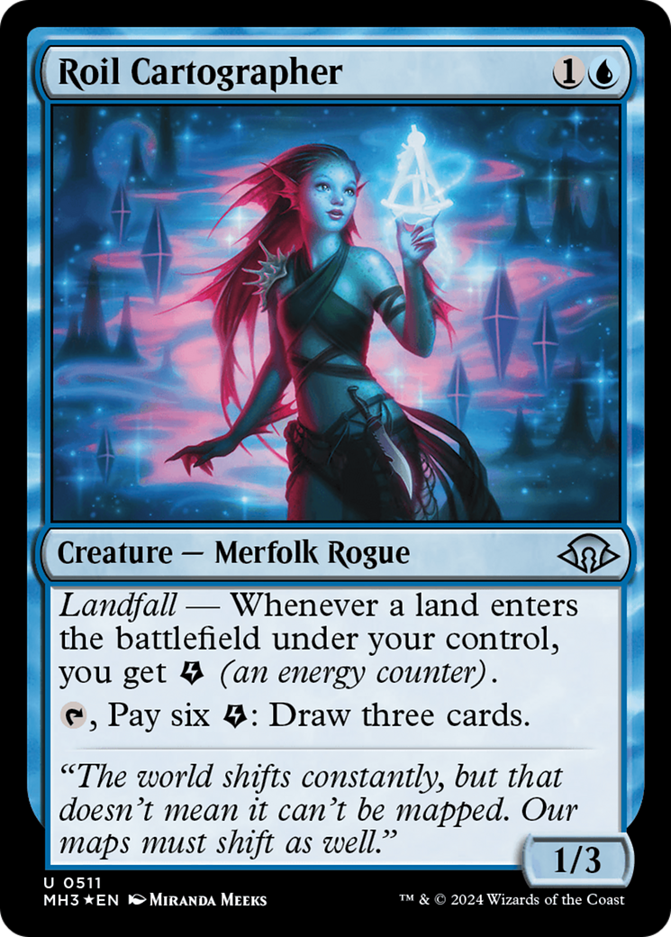 Roil Cartographer (MH3-511) - Modern Horizons 3 Foil - Premium MTG Single from Wizards of the Coast - Just $1.62! Shop now at Game Crave Tournament Store