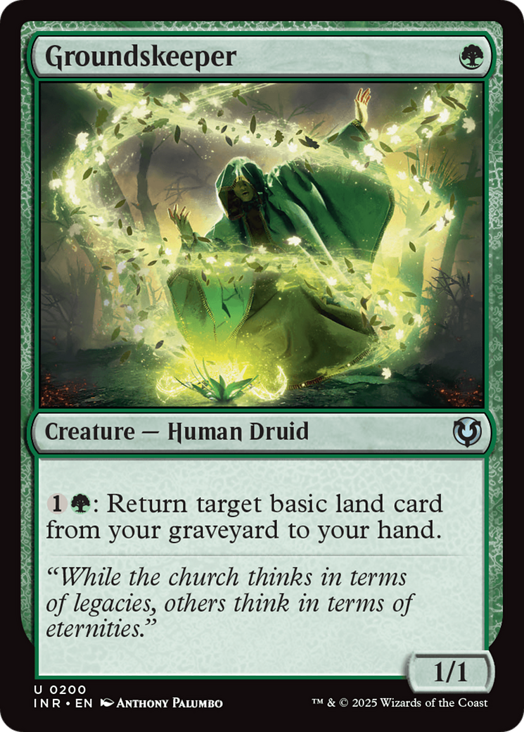 Groundskeeper (-200) - Innistrad Remastered Foil - Premium MTG Single from Wizards of the Coast - Just $0.25! Shop now at Game Crave Tournament Store