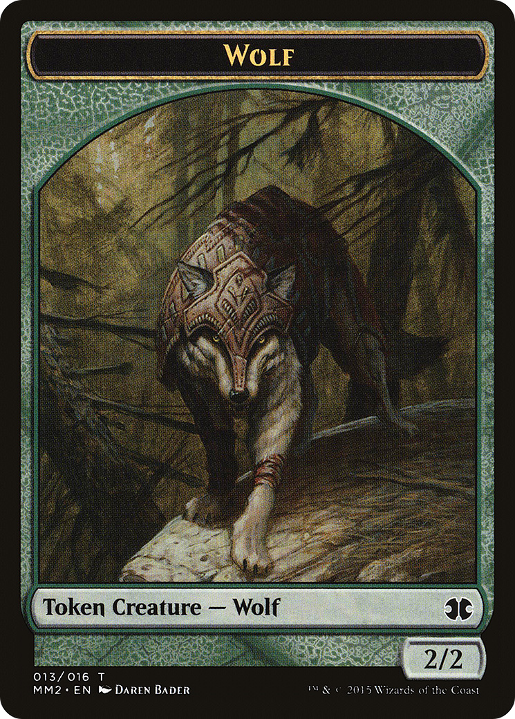 Wolf (TMM2-013) - Modern Masters 2015 Tokens