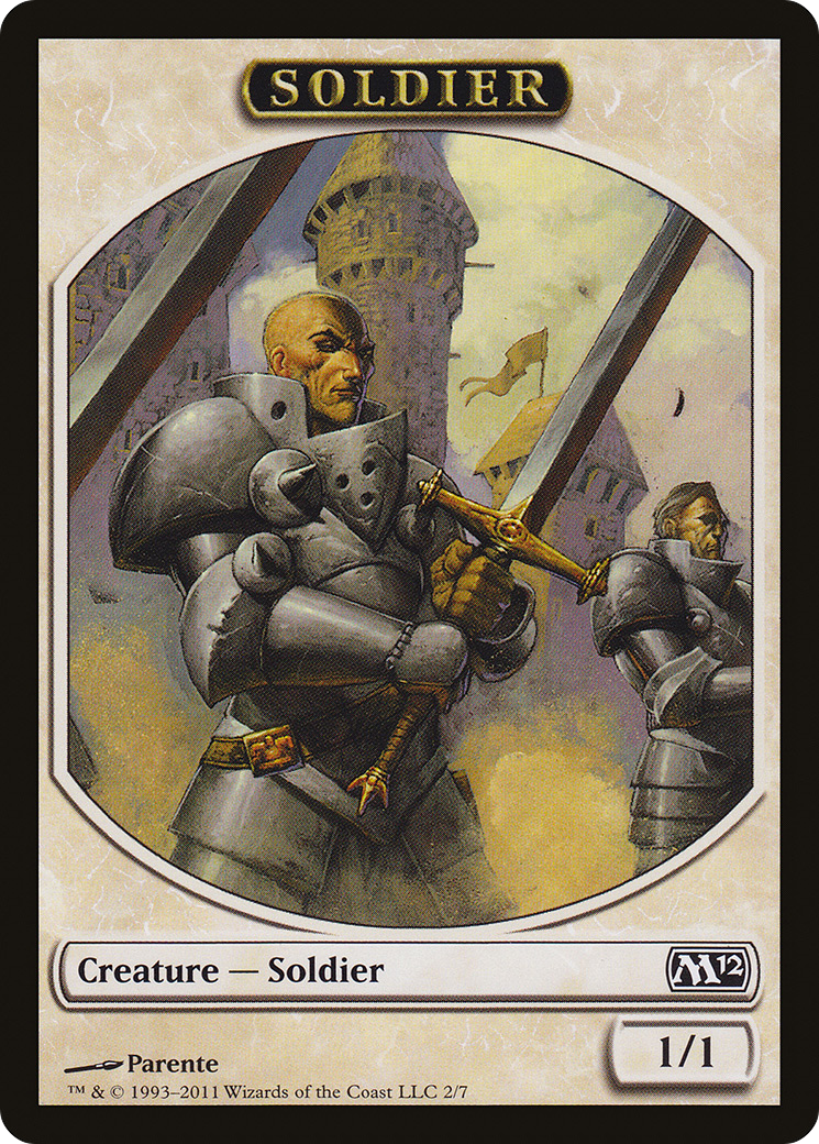 Soldier (TM12-002) - Magic 2012 Tokens
