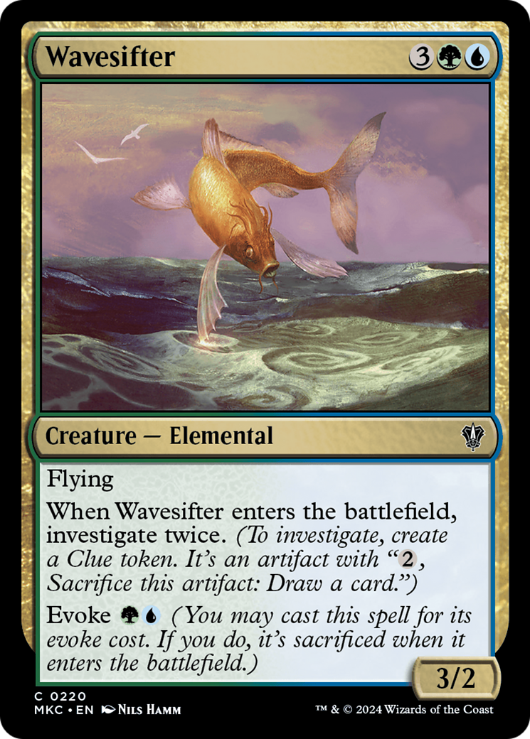 Wavesifter (MKC-220) - Murders at Karlov Manor Commander - Premium MTG Single from Wizards of the Coast - Just $0.25! Shop now at Game Crave Tournament Store