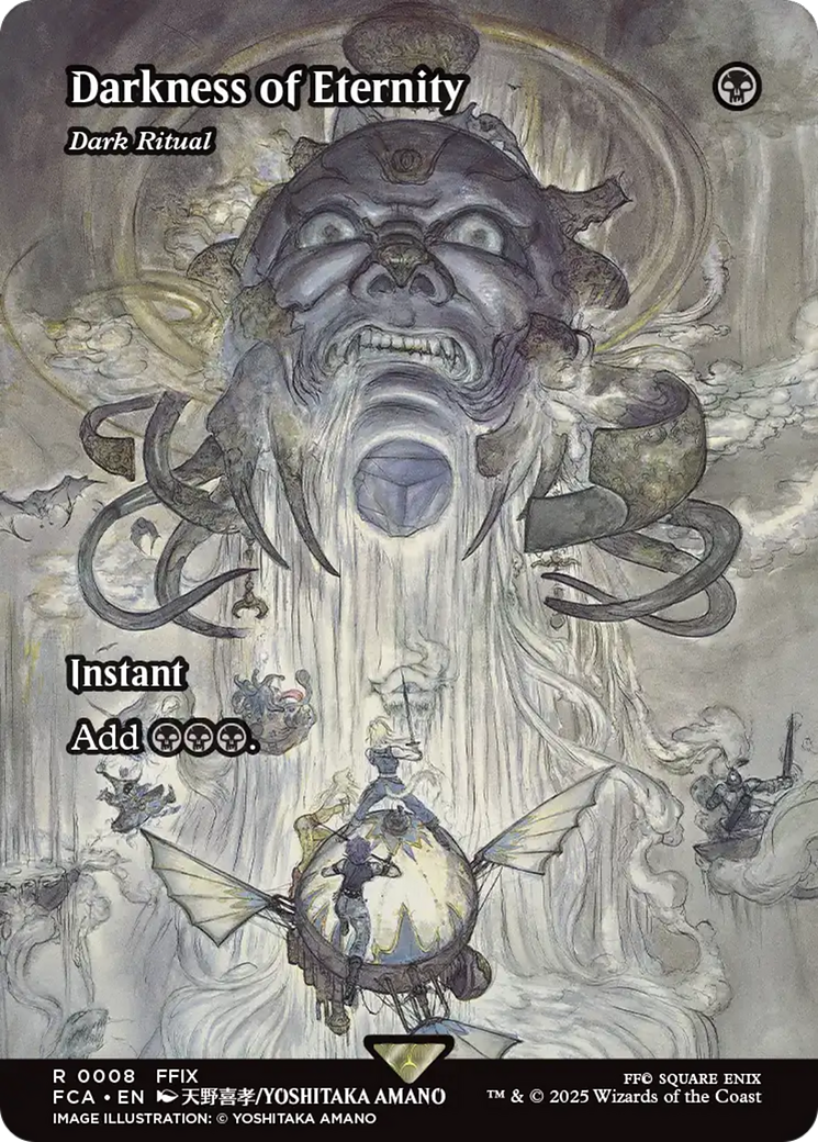 Dark Ritual (FCA-008) - FINAL FANTASY: Through the Ages / Darkness of Eternity (Borderless) Foil - Premium MTG Single from Wizards of the Coast - Just $24.08! Shop now at Game Crave Tournament Store