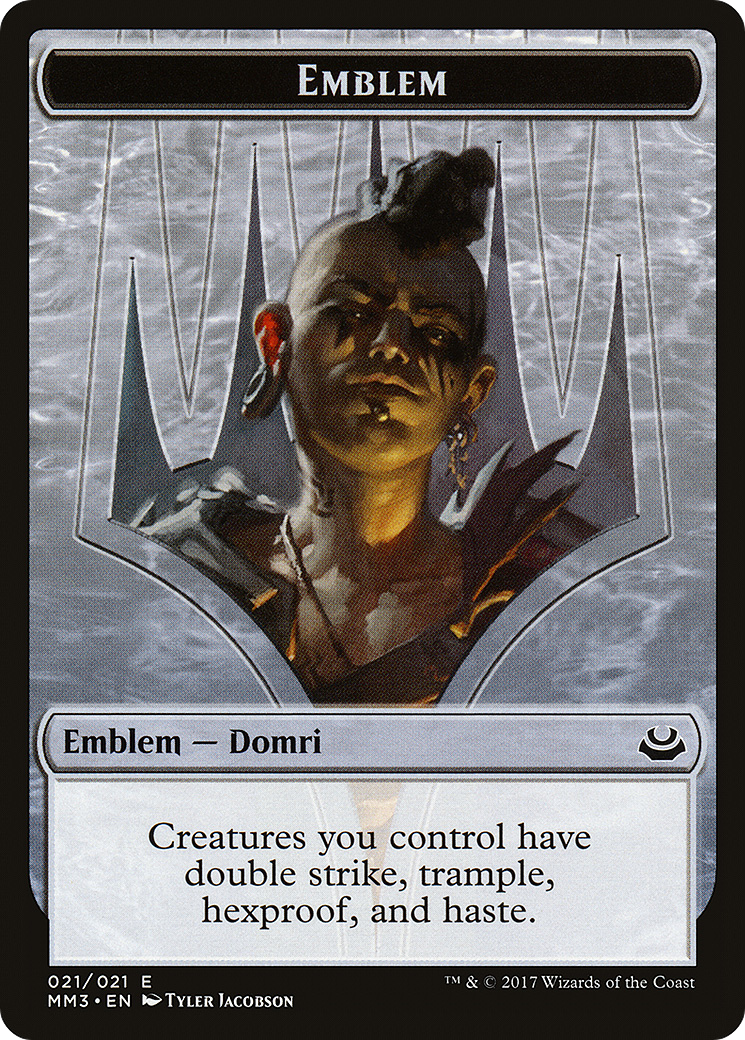 Domri Rade Emblem (TMM3-021) - Modern Masters 2017 Tokens
