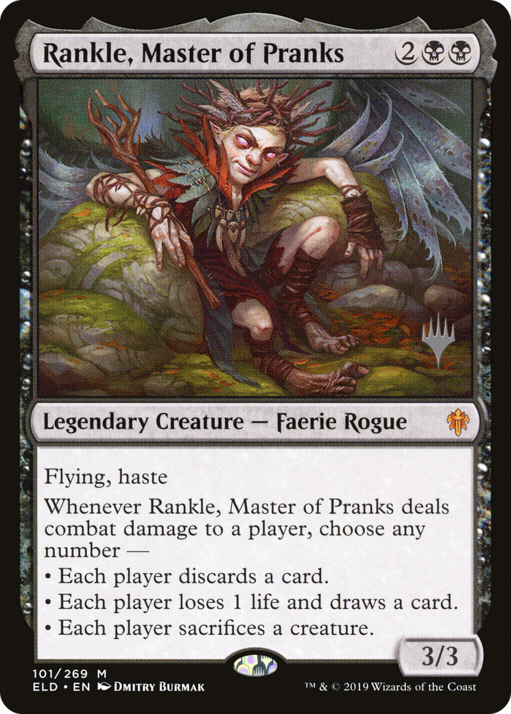 Rankle, Master of Pranks (PELD-101P) - Throne of Eldraine Promos
