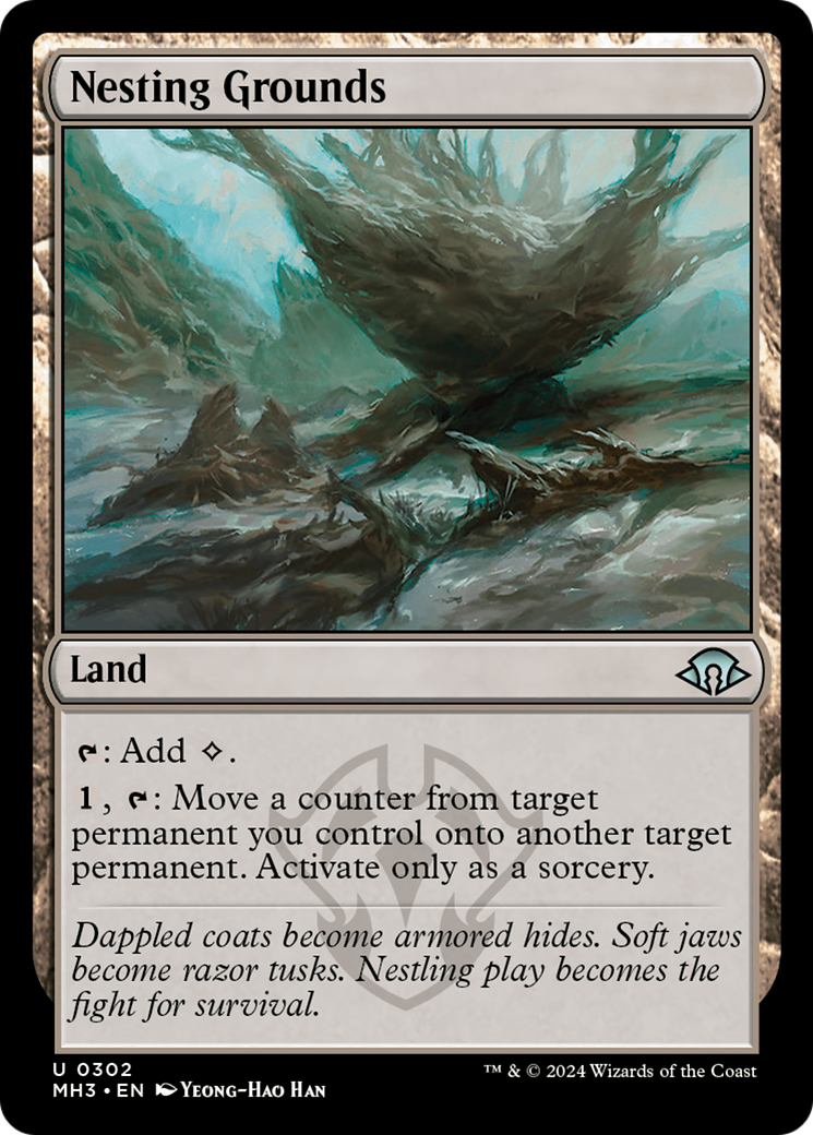 Nesting Grounds (MH3-302) - Modern Horizons 3 Foil - Premium MTG Single from Wizards of the Coast - Just $0.34! Shop now at Game Crave Tournament Store