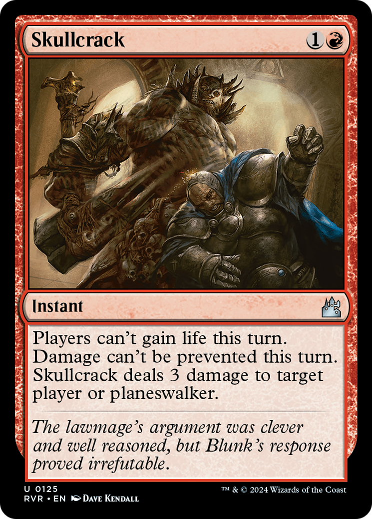 Skullcrack (RVR-125) - Ravnica Remastered Foil - Premium MTG Single from Wizards of the Coast - Just $0.25! Shop now at Game Crave Tournament Store