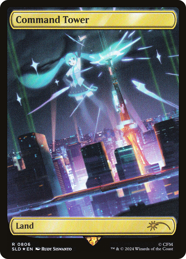 Command Tower (SLD-806) - Secret Lair Drop Foil - Premium MTG Single from Wizards of the Coast - Just $0! Shop now at Game Crave Tournament Store