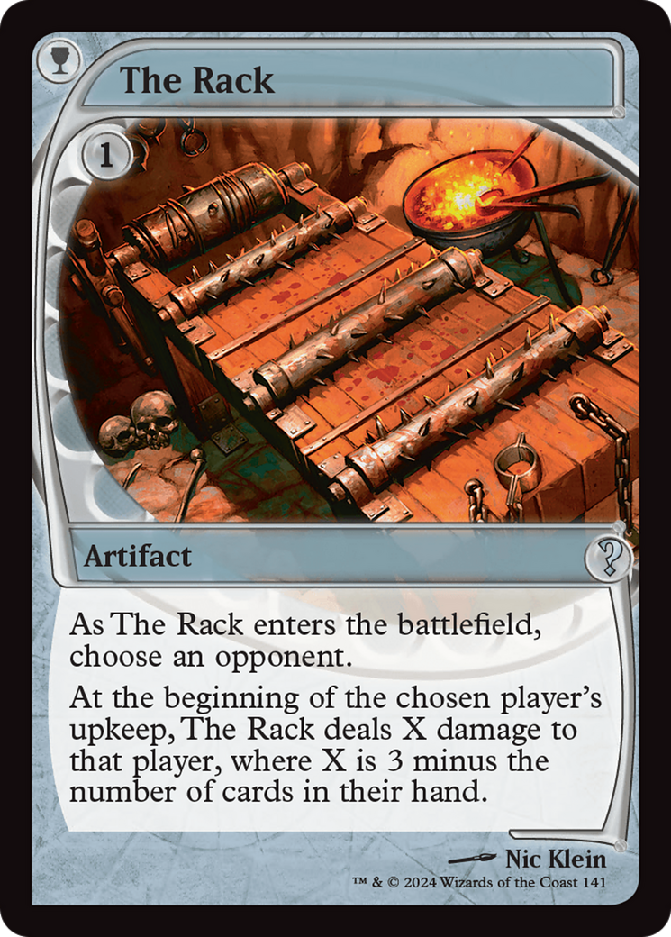 The Rack (MB2-141) - Mystery Booster 2 - Premium MTG Single from Wizards of the Coast - Just $0.59! Shop now at Game Crave Tournament Store
