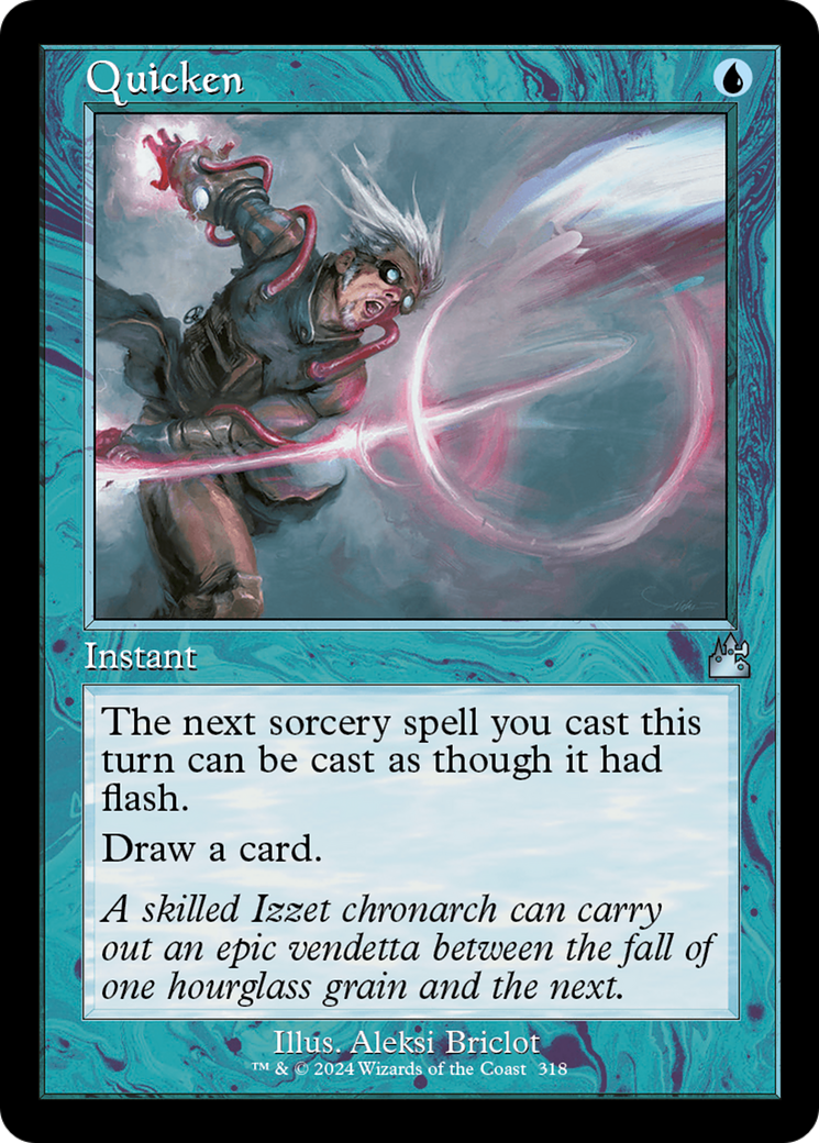 Quicken (RVR-318) - Ravnica Remastered - Premium MTG Single from Wizards of the Coast - Just $0.25! Shop now at Game Crave Tournament Store