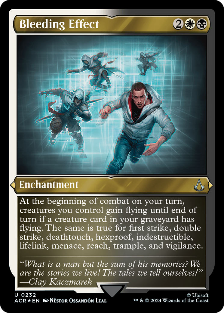 Bleeding Effect (ACR-232) - Assassin's Creed Etched Foil - Premium MTG Single from Wizards of the Coast - Just $0.96! Shop now at Game Crave Tournament Store