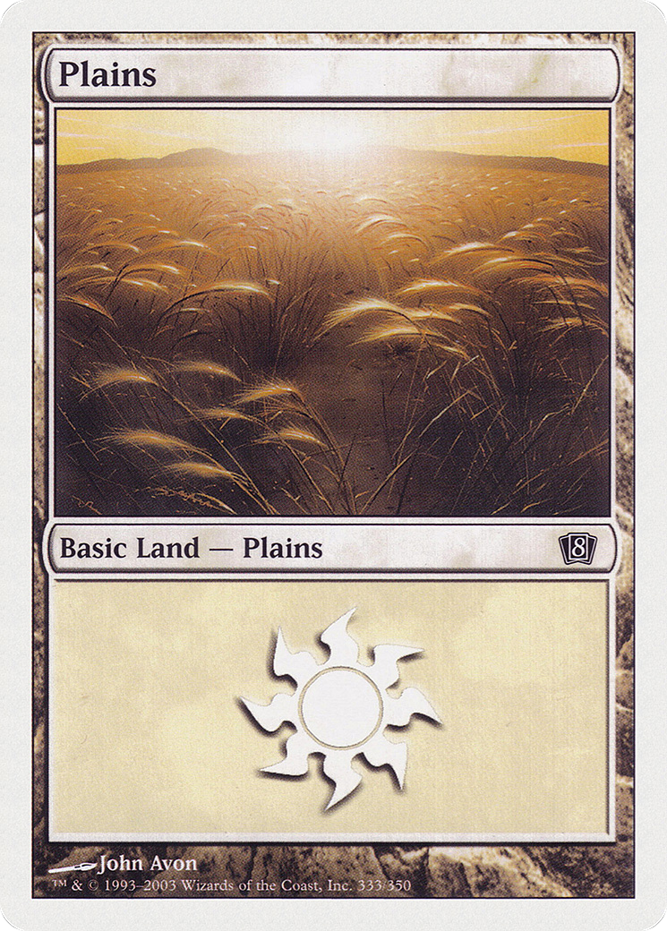 Plains (8ED-333) - 8th Edition