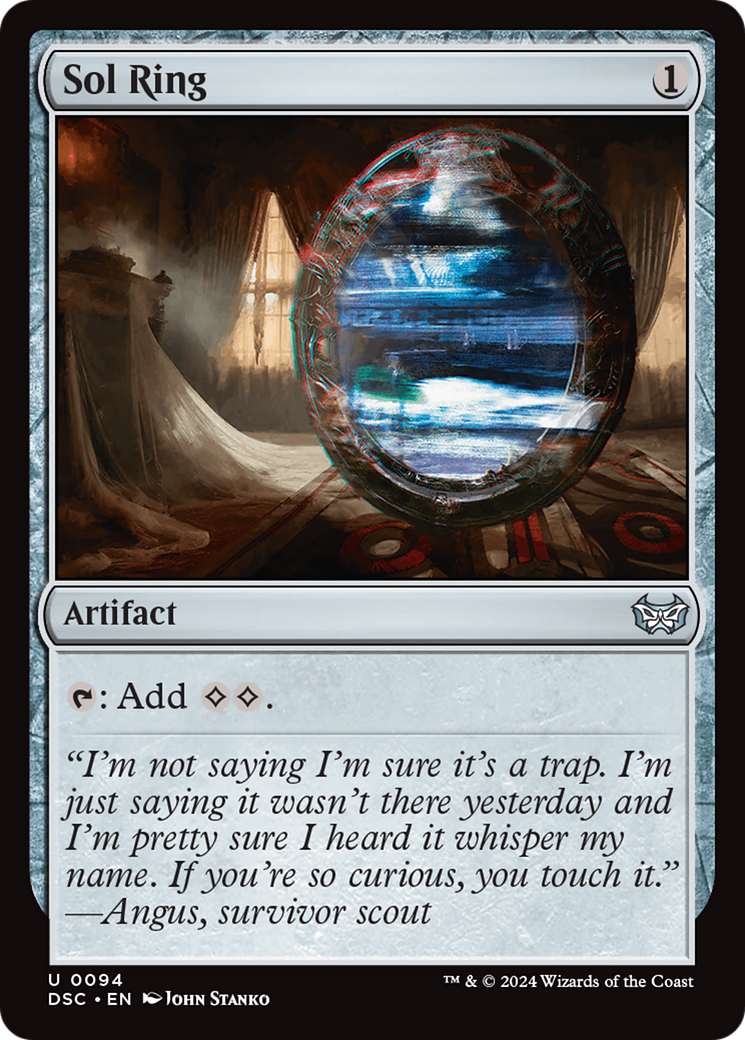 Sol Ring (DSC-094) - Duskmourn: House of Horror Commander - Premium MTG Single from Wizards of the Coast - Just $1.06! Shop now at Game Crave Tournament Store