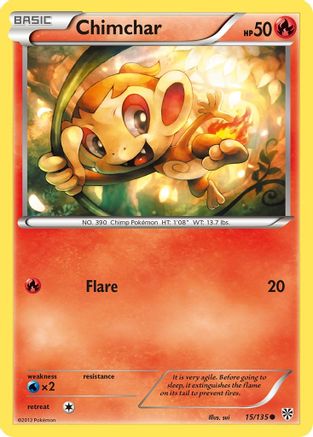 Chimchar 15/135 - Plasma Storm Reverse Holofoil