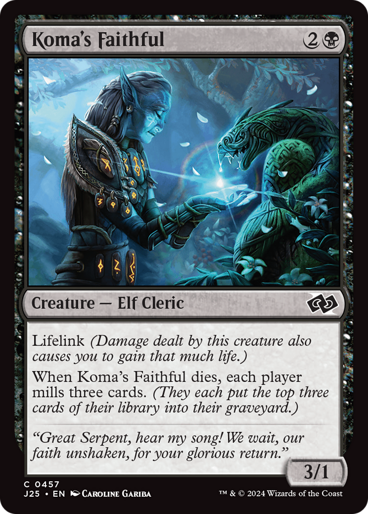 Koma's Faithful (J25-457) - Foundations Jumpstart - Premium MTG Single from Wizards of the Coast - Just $0.25! Shop now at Game Crave Tournament Store